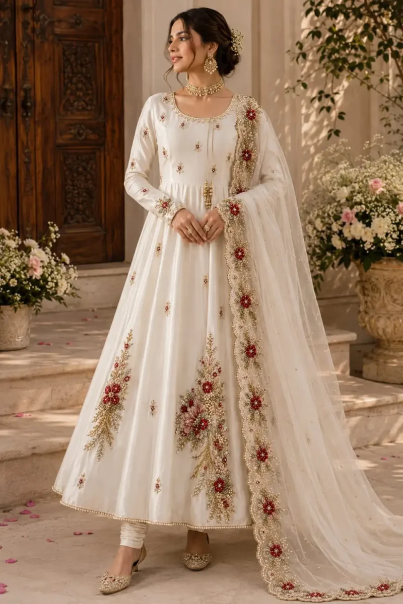 Pearl Blossom Anarkali