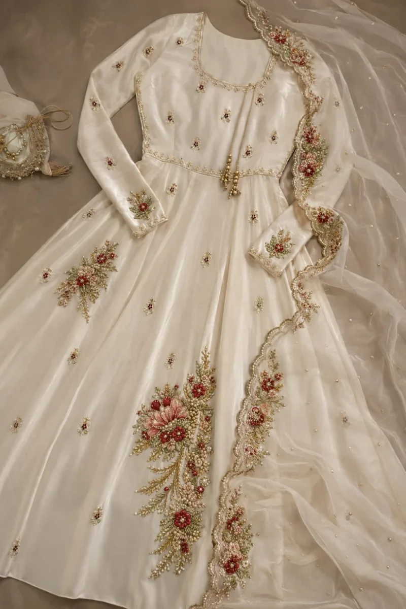 Pearl Blossom Anarkali