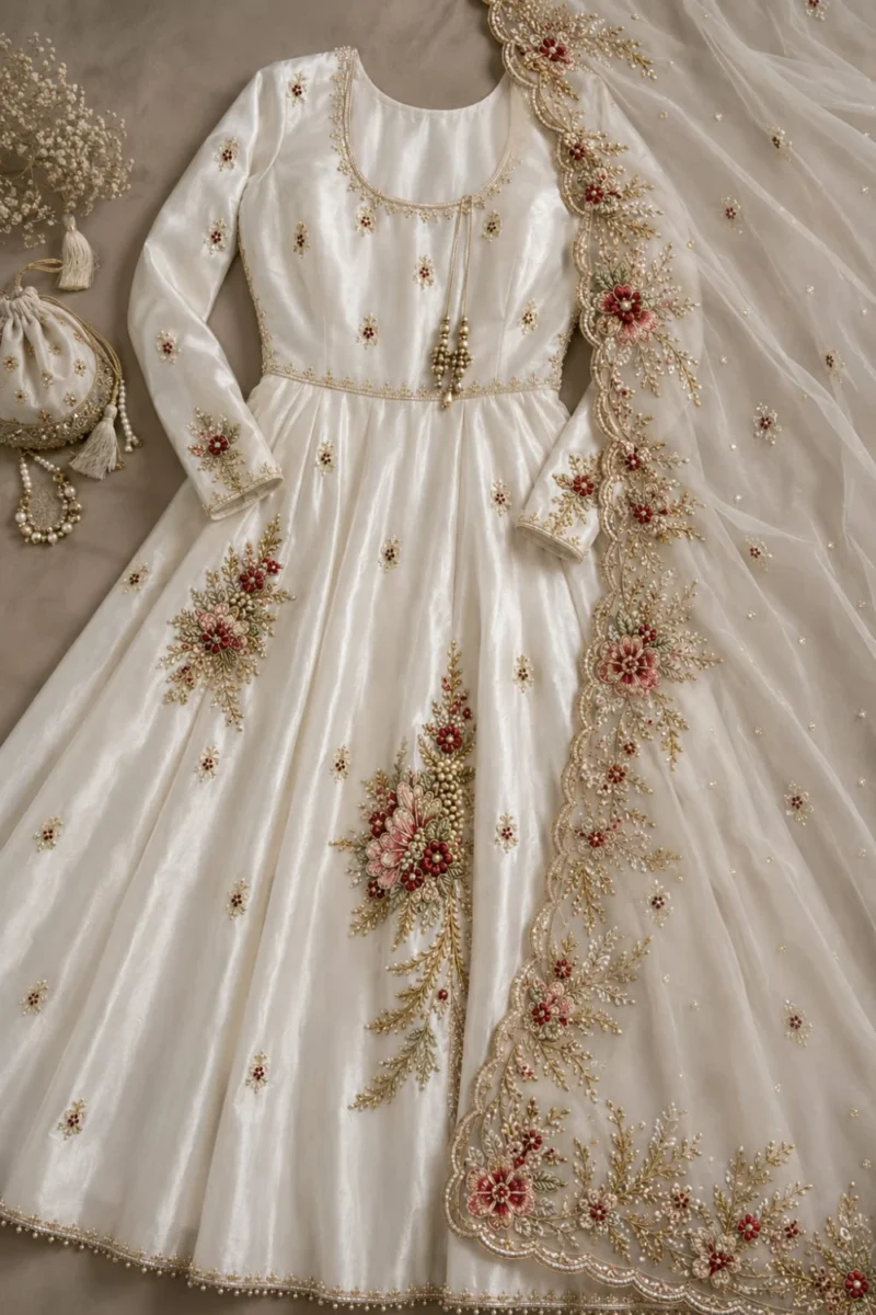 Pearl Blossom Anarkali
